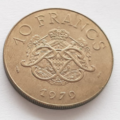 412. Moneda Monaco 10 francs 1979