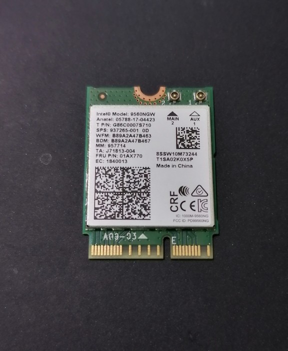 Modul Intel Dual Band Wireless-AC-9560 NGW