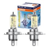 Set 2 becuri auto halogen H4 OSRAM, 2 faze, 120/110W, 3200K, 12V