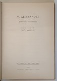 VASILE ALECSANDRI - SCRISORI , INSEMNARI , 1964