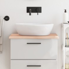 vidaXL Blat de baie, 60x60x2 cm, lemn masiv netratat 3156014