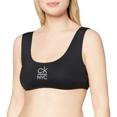 Bustiera Calvin Klein, PVH Negru BEH, Marimea L foto