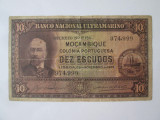 Rara! Mozambic 10 Escudos 1945 seria 974,999