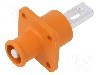 Conector alimentare DC, 1,5kV, 1 pini, seria ES-100A, {{Dimensiune pin}}. DEGSON ELECTRONICS - ESS-100A-16-B-OR-00