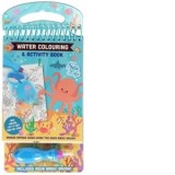 Sea Life. Water Colouring and Activity Book (includes Aqua Magic Brush), 14x25 cm