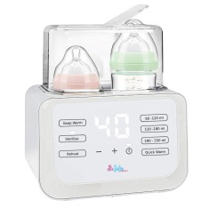 Incalzitor Biberoane Sofia CONCEPT&reg;, 8 in 1, Sterilizator, Incalzire Rapida, Dezghetare, Mentine Cald 24 ore, Alb