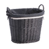 Cumpara ieftin Cos depozitare lemn rachita negru 43,5 x 33 x 40 cm
