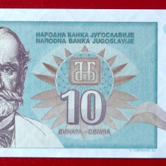 IUGOSLAVIA 10 DINARA 1994 UNC necirculata **