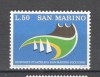 San Marino.1974 Ziua marcii postale SS.452, Nestampilat