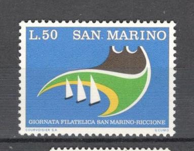 San Marino.1974 Ziua marcii postale SS.452 foto