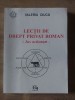 Lectii de drept privat roman - Valeriu Ciuca, Graphix, 1994, carte de drept