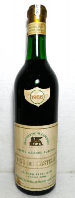 D 13 -vin ROSU DEI CASTELLI ROMANI, LANUVIO ROMA, recoltare 1966 CL 72, GR 12,5 foto