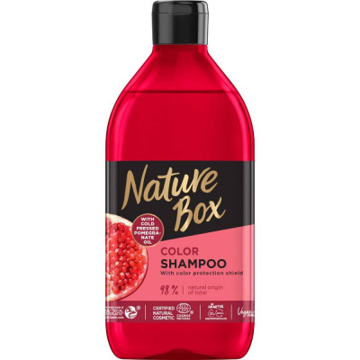 Sampon pentru par, Nature Box, Color, with Pomegranate Oil, 385 ml foto