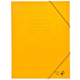 Mapă Hartie, Office Style, Dimensiuni 25.5x34.5 cm, Culoare Galben, Elastic, Oem