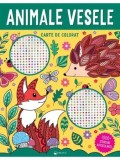 Cumpara ieftin Animale vesele. Carte de colorat. 1000 strasuri autocolante/***