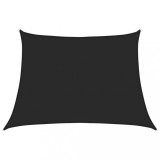Cumpara ieftin Panza parasolar, negru, 4/5x3 m, HDPE, 160 g/m&sup2;