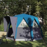 vidaXL Tent Cabină cu acoperiș Albastru și Gri 320 x 320 x 203 cm 42004033