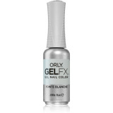 Orly Gelfx Gel unghii cu gel folosind UV / lampă cu LED culoare Point Blanche 9 ml