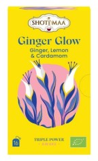Ceai awake - ginger glow - ghimbir, lamaie si cardamom bio 16dz x 2g 32g Shotimaa