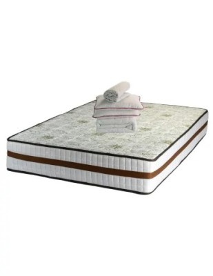 Set Saltea ortopedica cu arcuri Lotus Forte Super Ortopedic 160x200x30cm, fermitate mediu-tare, plasa arcuri Bonell, fara vara-iarna, aerisire spaceai foto