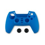 Husa silicon + thumbgrips - PlayStation 5 - Albastra - EAN: 5207011010430 (T)