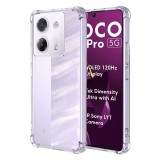 Husa antisoc pentru xiaomi poco m7 pro 5g, airbag pro, 4 colturi ranforsate, clear