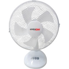 Ventilator de birou Vision Touch VFANB01A, 45W, 3 viteze, Functie oscilare, Protectie supraincalzire, Alb
