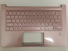 Carcasa superioara cu tastatura palmrest Laptop, Asus, VivoBook 14 A403F, A403FA, 90NB0LP5-R31US1, HQ2072067500000, I403FAC-2F, iluminata, roz, layout