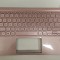 Carcasa superioara cu tastatura palmrest Laptop, Asus, VivoBook 14 A403F, A403FA, 90NB0LP5-R31US1, HQ2072067500000, I403FAC-2F, iluminata, roz, layout