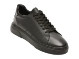 Pantofi sport LOST negri, LST110N, din piele naturala
