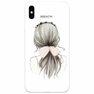 Husa silicon pentru Apple Iphone X, Breath foto