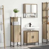 Set Mobilier Baie 3 Piese Stejar Lemn Tehnologizat