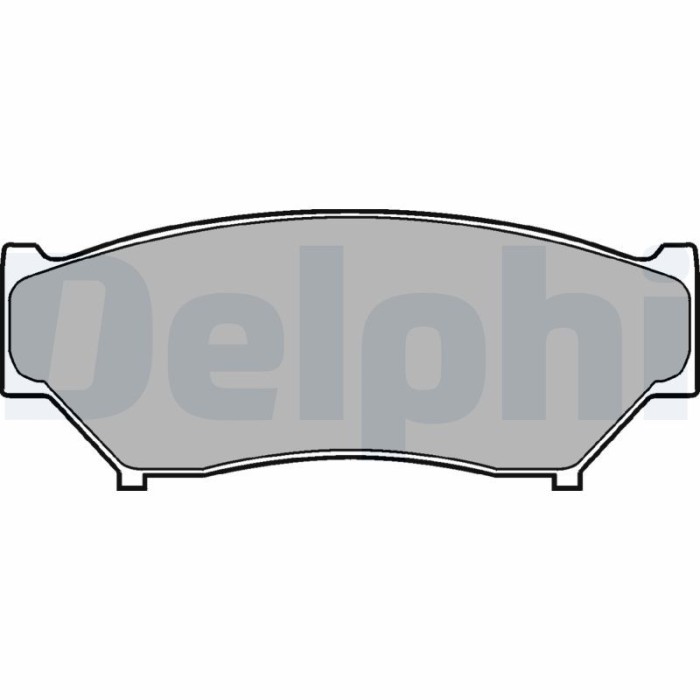 DELPHI LP967 set placute frana,frana disc