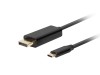 Cablu USB-C DisplayPort 0,5 m 4K 60Hz ng, Lanberg