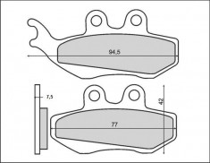 Placute frana Brenta FT3017 foto