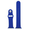 Curea din silicon albastru royal pentru Apple Watch 42/44/45 mm, marimea M/L, seriile 1,2,3,4,5,6,7,8