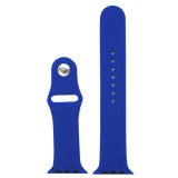 Curea din silicon albastru royal pentru Apple Watch 42/44/45 mm, marimea M/L, seriile 1,2,3,4,5,6,7,8
