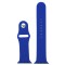 Curea din silicon albastru royal pentru Apple Watch 42/44/45 mm, marimea M/L, seriile 1,2,3,4,5,6,7,8