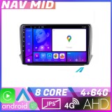 Navigatie Android Peugeot 208/2008 EDOTEC Lite 4GB RAM 64GB CarPlay