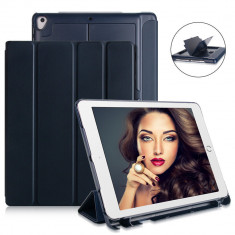 Husa Tableta Apple Ipad 9.7&amp;quot; 6Th Generation, A1893, A1954, Smartbook ofera protectie Luxury Poket Blue foto