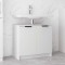 vidaXL Dulap de baie, alb, 64,5x33,5x59 cm, lemn compozit 811304