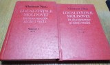 LOCALITATILE MOLDOVEI in Documente si Carti Vechi -2 Vol.- Vladimir Micu - 1991