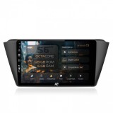 Navigatie Skoda Fabia (2015+) 6GB RAM Android 13 Octacore Slot Sim 4G DSP GPS Wi-FI Carplay Android Auto USB Bluetooth Waze Touchscreen 9 Inch