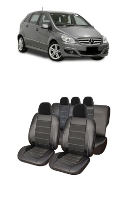 Set huse scaune piele alcantara Mercedes-Benz Clasa B (W245) 2005-2011 foto