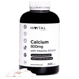 Hivital Calciu 800mg + vitaminele D3 si K2 x 240 comprimate VEGANE