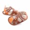 Sandalute maro pentru baietei - Masinuta (Marime Disponibila: 3-6 luni (Marimea