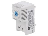 Termostat Alfa Electric NO, 10A, 250VAC, pentru şină DIN, IP20