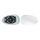 Geam oglinda, sticla oglinda Fiat 500 (312), Grande Punto (199), Linea (323), Punto (199), Punto Evo (199), Alkar 6402547, parte montare : Dreapta