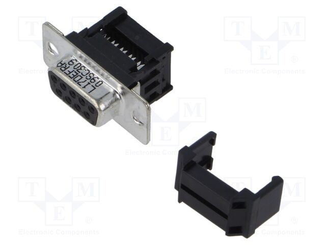 Adaptor D-Sub complet L17DEFRA09SC309 Amphenol Communications Solutions