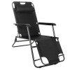 Sezlong pliabil Relax Zero Gravity, 80x60x153cm, negru Household NewTrend, Oem